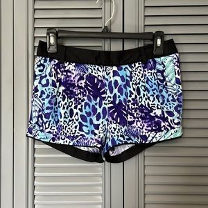 Only : Purple Leopard Print Shorts - 27